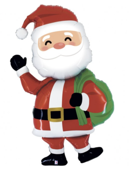 XXL Folienballon Airwalker - Santa, Nikolaus - 152cm